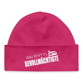 SECTION AGENTS - Baby Organic Beanie - hot pink - Front