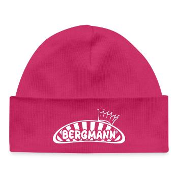 miner - Baby Organic Beanie - hot pink - Front