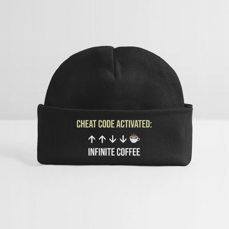 Unendlicher Kaffee Aktiver Cheat-Code Baby Organic Mütze
