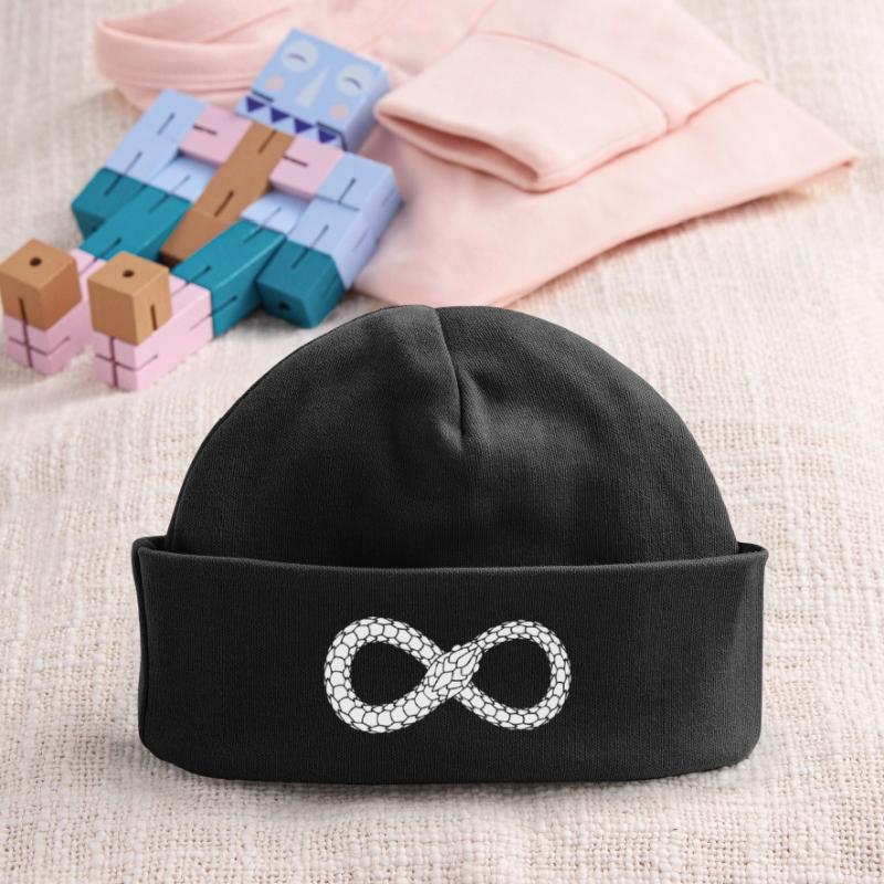 Endless Serpent Loop Baby Organic Beanie