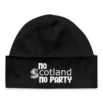 Bold Celtic Text Art - Baby Organic Beanie - black - Front