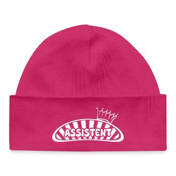 Assistent als Job - Baby Organic Mütze - hot Pink - Vorne