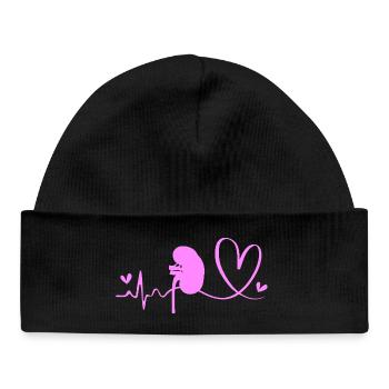 Kidney Donor Donor Kidney - Baby Organic Beanie - black - Front