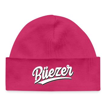 Büezer - Swiss German - Dialect - Baby Organic Beanie - hot pink - Front