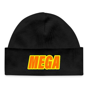MÉGA - Bonnet bébé bio - noir - Devant