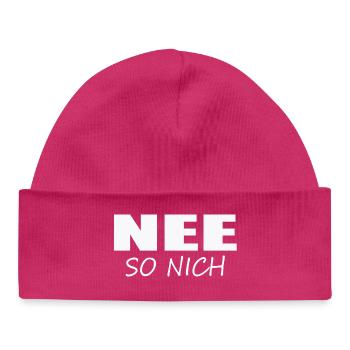 NEE SO NICH - Baby Organic Mütze - hot Pink - Vorne