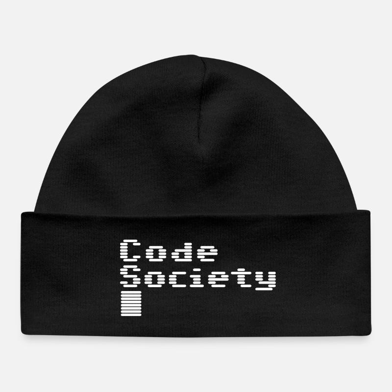 Code Society - Baby Organic Mütze - Schwarz