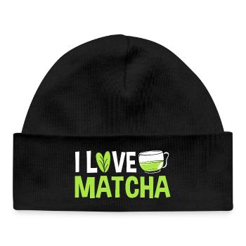 Matcha - Baby Organic Mütze - Schwarz - Vorne