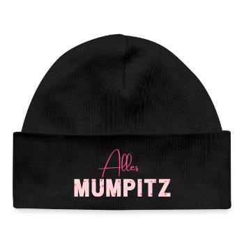 Alles Mumpitz - Wortschätze - vergessene Wörter - Baby Organic Mütze - Schwarz - Vorne