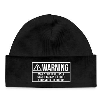 Yorkshire Terrier - Baby Organic Beanie - black - Front