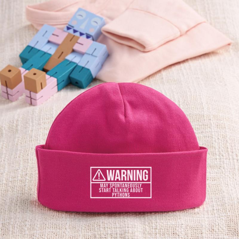 python Bonnet bébé bio