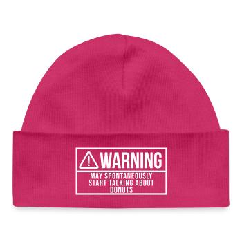 Donut - Baby Organic Beanie - hot pink - Front