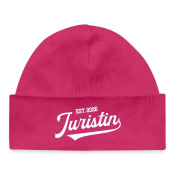 Lawyer 2026 Law Degree Law Student Degree - Baby Organic Beanie - hot pink - Front