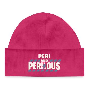 Perimenopause Humor Perimenopause - Baby Organic Mütze - hot Pink - Vorne