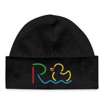 Finally Pension - Retirement - Pension - Baby Organic Beanie - black - Front