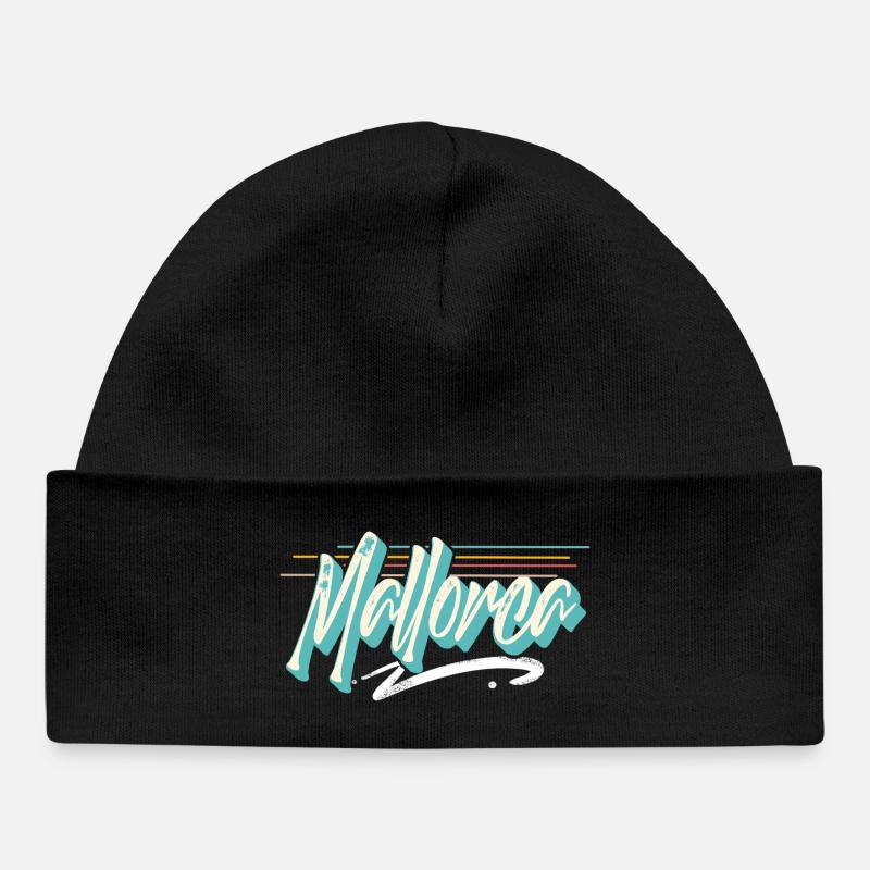 Majorque - Bonnet bébé bio - noir