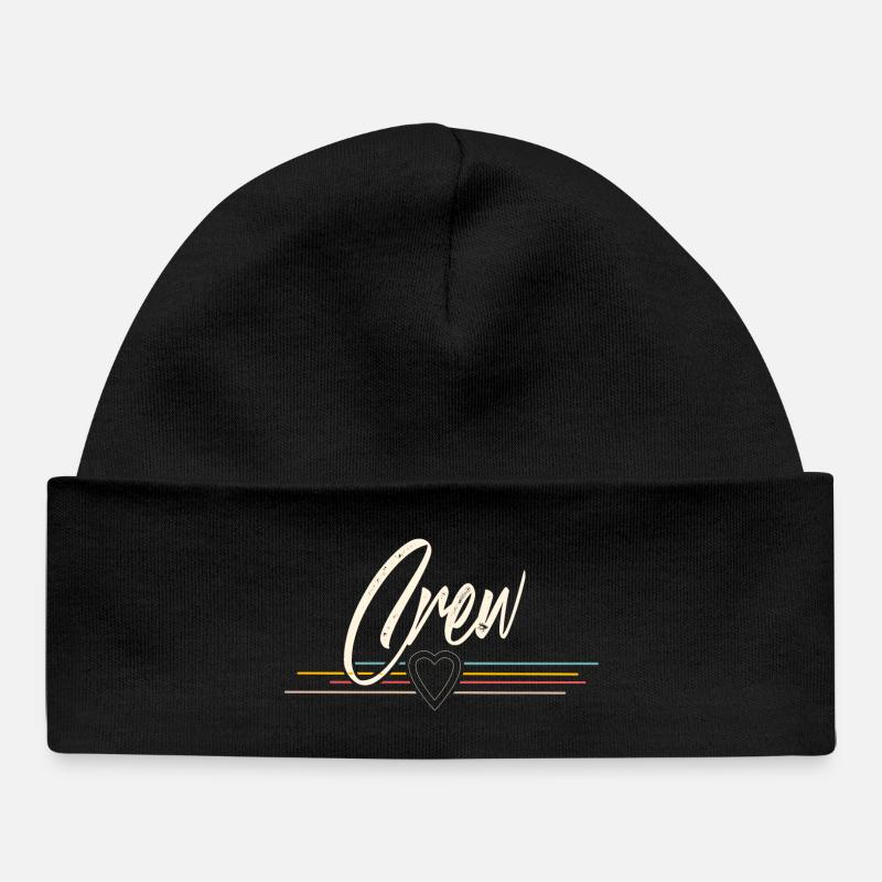 Crew - Baby Organic Mütze - Schwarz