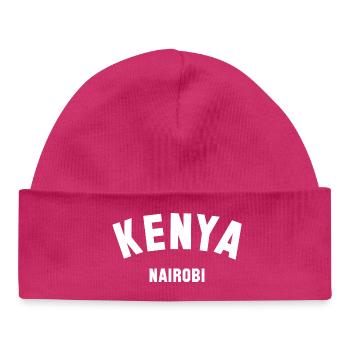 NAIROBI, Kenya - Baby Organic Mütze - hot Pink - Vorne