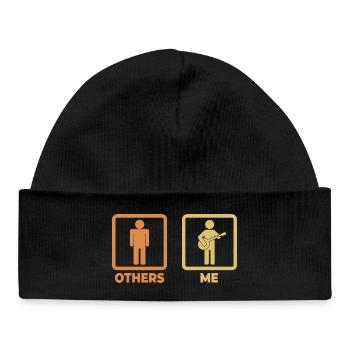 Banjo Player Schedule - Baby Organic Beanie - black - Front