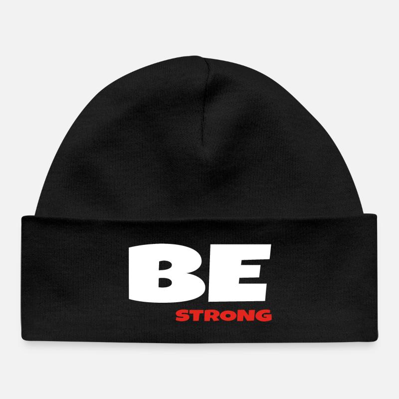Être fort - Bonnet bébé bio - noir