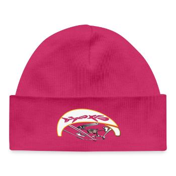 Active kiter with dynamic trajectory - Baby Organic Beanie - hot pink - Front