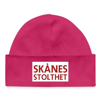 Skåne's pride - Baby Organic Beanie - hot pink - Front