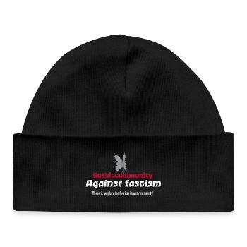 Contrele fascisme - Bonnet bébé bio - noir - Devant