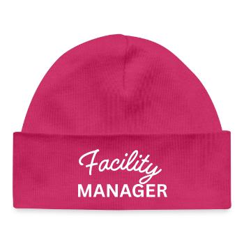 Gestionnaire d’installations - Bonnet bébé bio - hot pink - Devant