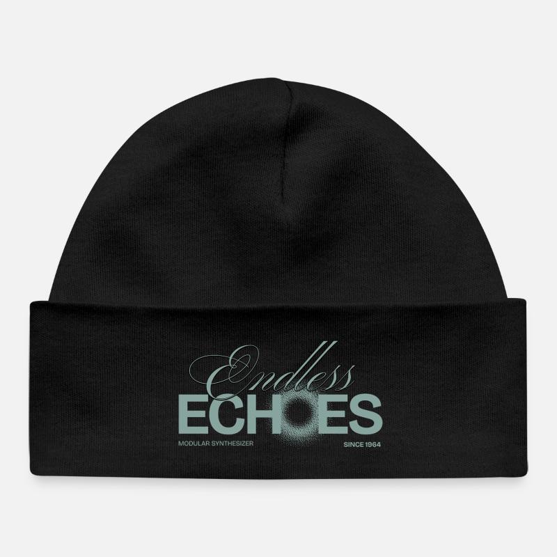 Synthétiseur modulaire Addicted Endless Echoes - Bonnet bébé bio - noir