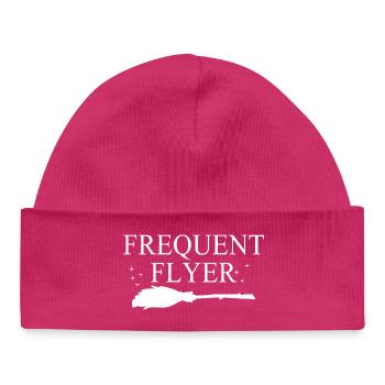sorcière de grand voyageur - Bonnet bébé bio - hot pink - Devant