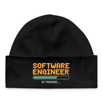 Softwareentwickler in Ausbildung Debugging Humor - Baby Organic Mütze - Schwarz - Vorne