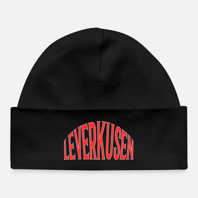 Leverkusen - Bonnet bébé bio - noir