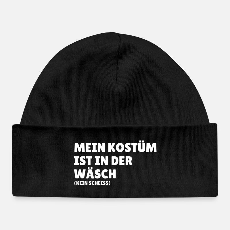 Mon costume est déguisé à la lavage - Bonnet bébé bio - noir