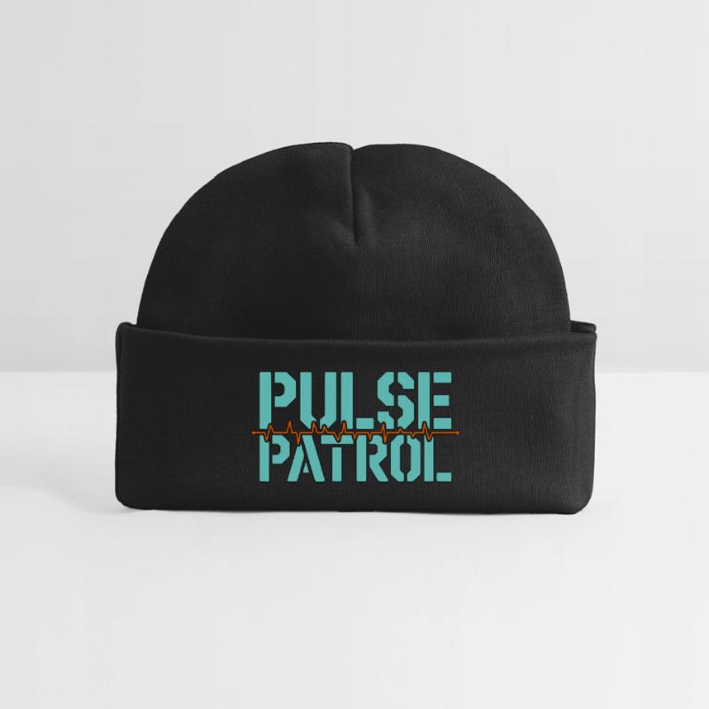 Cardiac Tech Pulse Patrol Pacemaker Technician Baby Organic Mütze