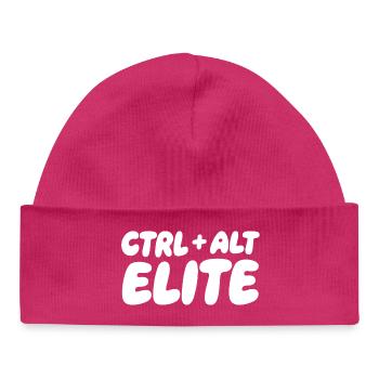 Ctrl Alt Elite: Keyboard Gamer Tee - Baby Organic Mütze - hot Pink - Vorne