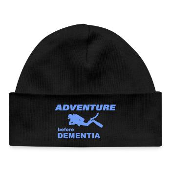 DIVING ADVENTURE - Baby Organic Beanie - black - Front