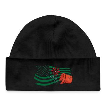 American Gardener Plant Lover Plants - Baby Organic Beanie - black - Front