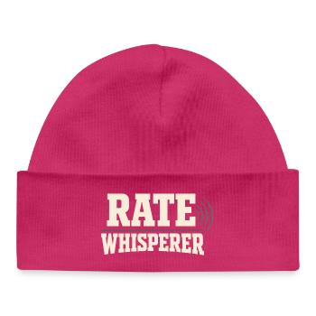 Mortgage Brokers, Loan Officers, - Baby Organic Beanie - hot pink - Front