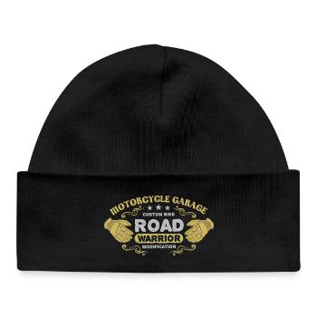 Motorcyclists - Baby Organic Beanie - black - Front
