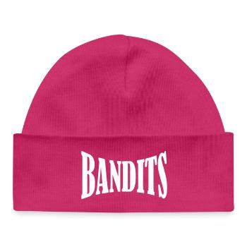 Bandit Bandits Shirt - Baby Organic Beanie - hot pink - Front