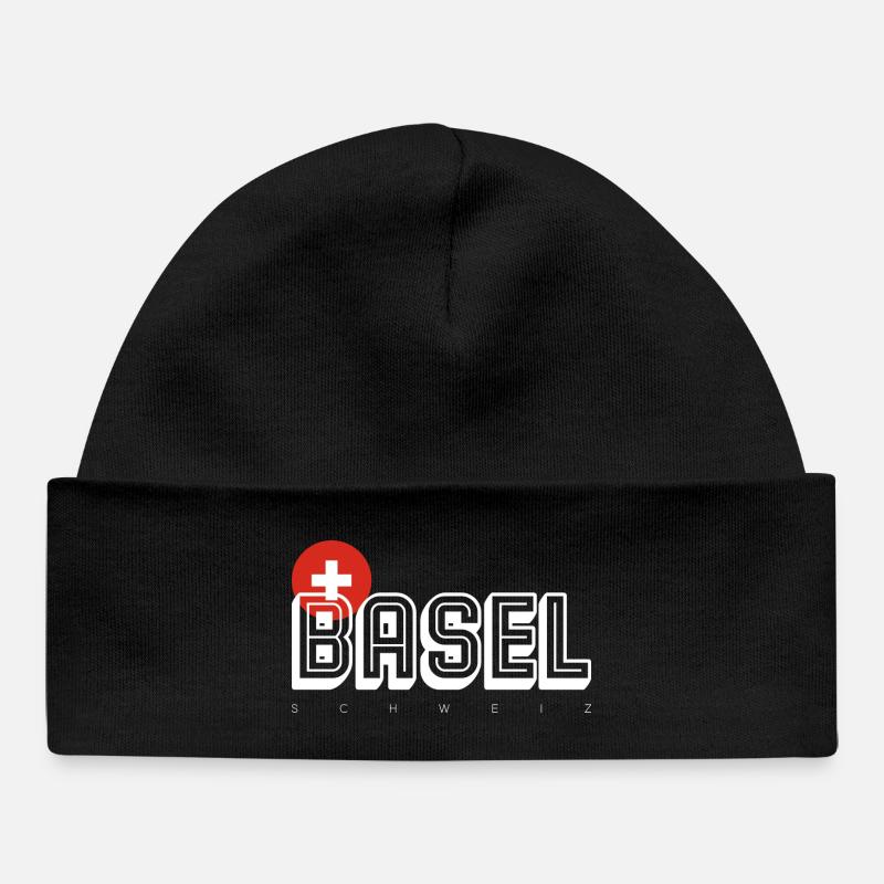 Basel - Baby Organic Beanie - black