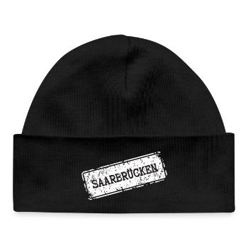 Saarbrücken City Logo Design - Baby Organic Beanie - black - Front