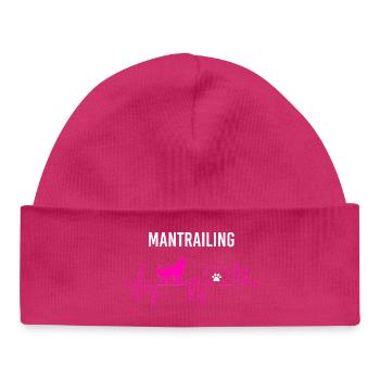 Mantrailing Heartbeat Mantrailing Leidenschaft - Baby Organic Mütze - hot Pink - Vorne
