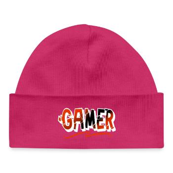Joueur - Bonnet bébé bio - hot pink - Devant