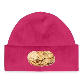 internationale Fladenbrotplatte - Baby Organic Mütze - hot Pink - Vorne