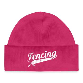 Fechten - Baby Organic Mütze - hot Pink - Vorne
