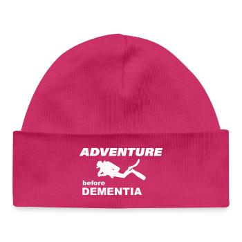 DIVING ADVENTURE - Baby Organic Mütze - hot Pink - Vorne