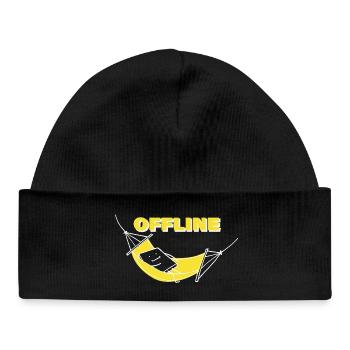 Offline - Baby Organic Beanie - black - Front