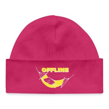 Hors-ligne - Bonnet bébé bio - hot pink - Devant