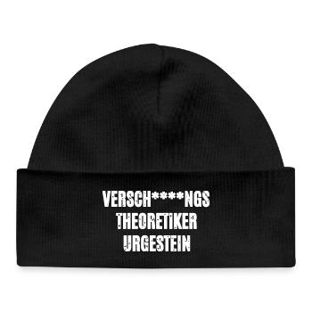 Verschwörungstheoretiker Urgestein - Baby Organic Mütze - Schwarz - Vorne